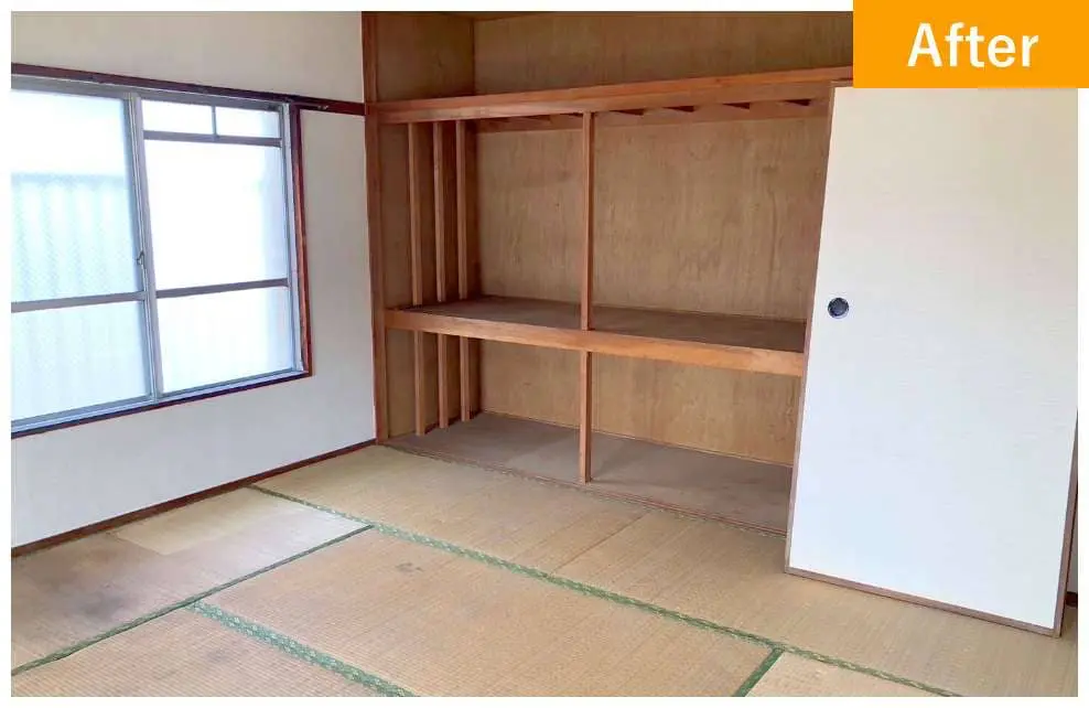 九州リユースの対応後イメージ3福岡県の遺品整理、佐賀県の遺品整理は当社まで